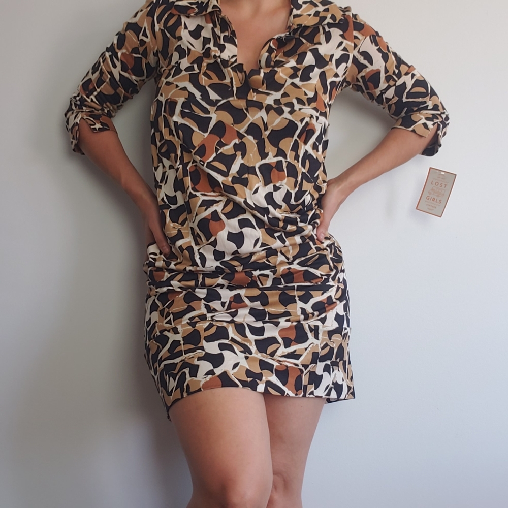 DVF Pure Silk Wild Print Dress - Picture 10 of 11